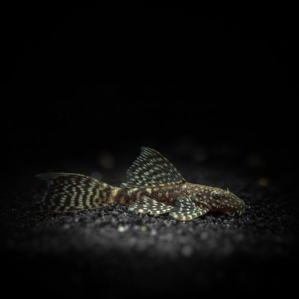 Healthy Bristlenose Pleco (Ancistrus cirrhosus) photographed at Nero Labs