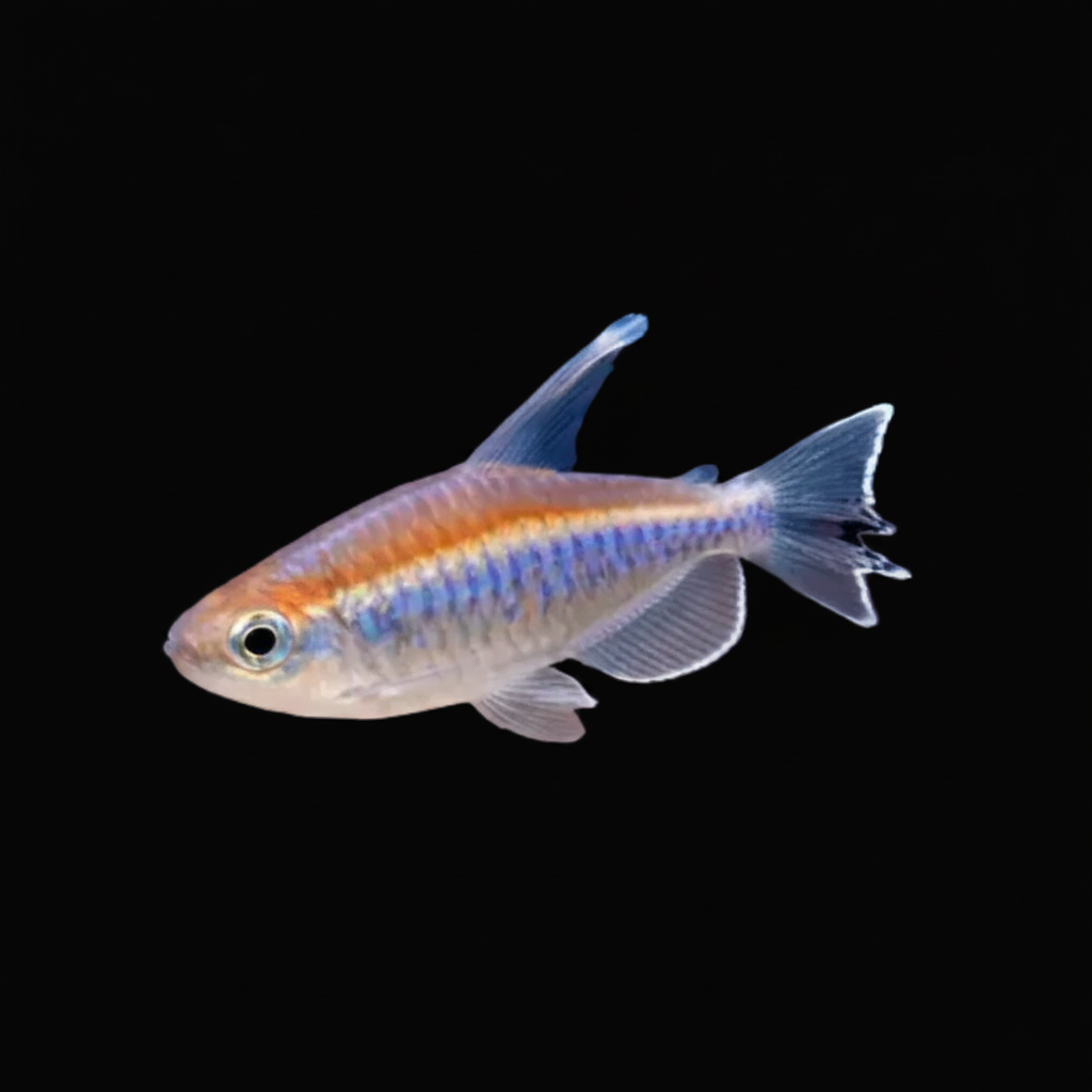 Healthy Congo Tetra (Phenacogrammus interruptus) photographed at Nero Labs