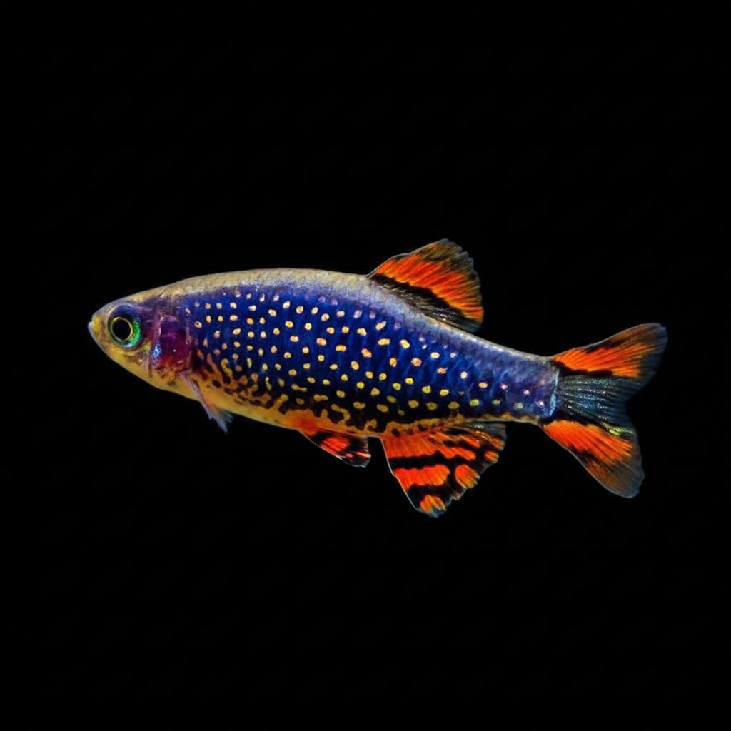 Healthy Galaxy Rasbora (Danio margaritatus) photographed at Nero Labs