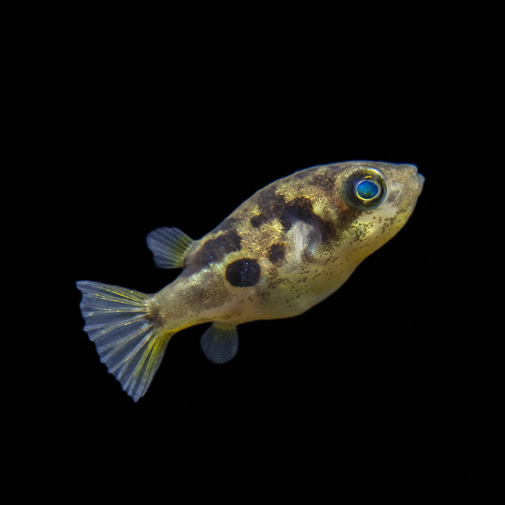 Dwarf Pufferfish | Juvenile | 0.75 - 1 cm | Pack of 4 | Total Delivered Price ₹1,499/-