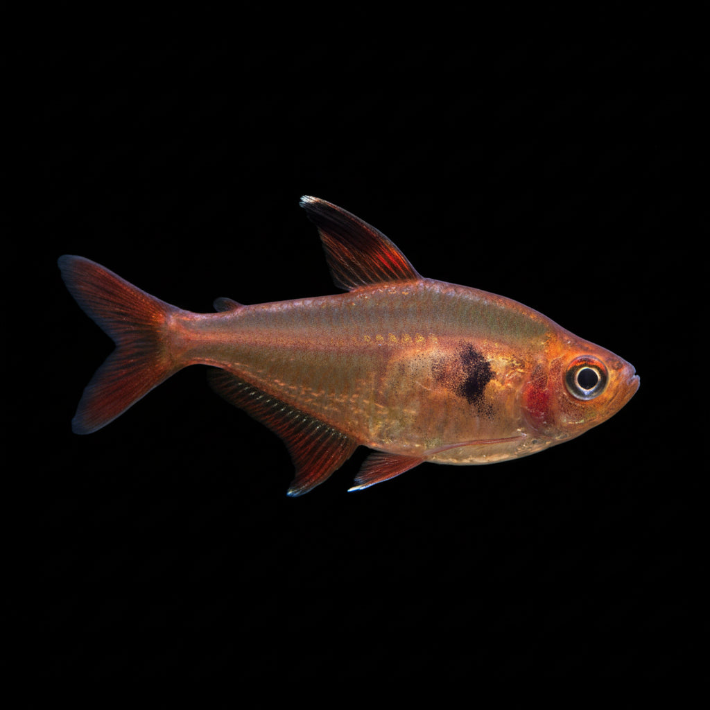 Red Phantom Tetra | Adult | 3-4 cm | Pack of 6 | Total Delivered Price ₹1,499/-
